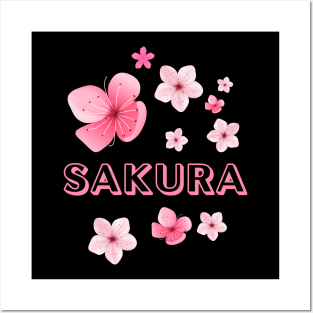 Sakura Cherry Blossom Posters and Art